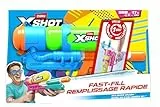 XSHOT Water Fast Fill Retro Wasserblaster von ZURU – Retro-Wasserblaster mit Fast-Fill Technologie, 10m Reichweite & 750ml Tank, Outdoor-, Sommer-, Wasserspielzeug für Kinder ab 6 Jahren