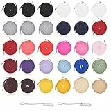 30 Stück Kordel für Jogginghose, 130 cm Universal Baumwolle Kordel für Hoodie mit 2 Durchziehnadel Ersatz Kordelzug mit Metallenden Kordelband für Shorts Hosen (22 Farben)