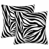 Naqiuli Zierkissenbezüge für Wohnzimmer, Schlafzimmer, Sofa, Couch, 45,7 x 45,7 cm, 2 Stück