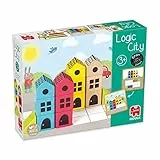 Goula - Jumo Spiele - Logische Stadt - Spiel für Kleinkinder ab 3 Jahren - Holzspielzeug