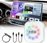 MMB WJAN-TV2.0 CarPlay, Wireless CarPlay,CarPlay-Adapter Online YouTube/Netflix 2025 Neuer Upgrade-Dongle mit HDMI-Ausgang, Video-TV-Box, Android 12.0 Auto Wireless-Adapter für OEM Apple CarPlay-Autos