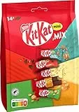 Kitkat Nestlé Mini Mix Schokoladenriegel, fünf leckere Geschmacksrichtungen, 14 Riegel, 1er Pack (1 x 197.4g Beutel)