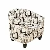 BEEK Armchair Cover Tub Chair Cover Armchair Cover Club Chair Cover Elastic Chair Cover