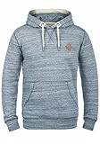 !Solid SDKevin Herren Kapuzenpullover Hoodie Pullover mit Kapuze Kordelzug Rippbündchen Kängurutasche Baumwollmischung Regular fit, Größe:L, Farbe:Insignia Blue (1991)