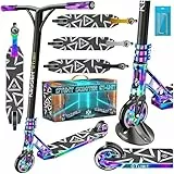 KESSER® Stunt Scooter GT-Limit 360° Lenkung Funscooter Stuntscooter mit Ständer ABEC 9 Kugellagern, 110 mm PU Räder, Kickscooter Tretroller Cityroller Trick Roller für Kinder Erwachsene,