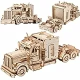 Little Story Holz Puzzle 3D Pädagogisch Do it Self Für Kinder Erwachsene Sammlerstück (LKW)