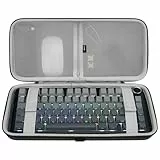 Geekria 75% - 80% Keyboard Case Hard Travel Case for 84 Keys Computer Wireless Portable Keyboard Compatible with Keychron K2 K3 FELiCON Mini Mechanical Keyboard