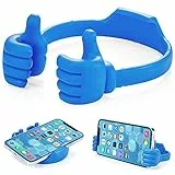 Kinizuxi Thumbs Up Lazy Phone Stand Geschenke für Weihnachten, Universal Handy-Halterung für den Schreibtisch Handy-Halterung, Smartphone-Ständer für iPhone, iPad, Samsung und mehr (Blau)