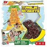 Mattel Games SOS Affenalarm Spiel, Würfelspiel für die Familie, Kinderspiele, Verpackung kann variieren, für 2-4 Spieler, ab 5 Jahre, 52563