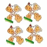 FRCOLOR 16 Stück Nagetier-anhänger Niedliche Schlüsselanhänger Rucksackanhänger Tragbarer Schlüsselanhänger Anhänger für Taschen und Accessoires