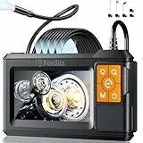 Endoskopkamera mit Licht Ferdiiz, 1080P HD Inspektionskamera mit 4,3-Zoll-IPS-Bildschirm, IP67 wasserdichte Rohrkamera, 8 Einstellbare LED-Kanalkamera - 5M