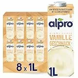 Alpro Sojadrink Vanille Pflanzlicher Drink Vegan 8x1L