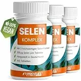 Selen hochdosiert 3x365x Selen 200µg Tabletten - Komplex aus 3 hochwertigen Selenium-Quellen: Selenhefe, Selenmethionin & Natriumselenit, Selentabletten - laborgeprüft mit Zertifikat - 100% vegan