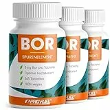 Bor Tabletten 3x365 - vegan - mit 3 mg Bor - Langzeit-Vorrat