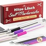 Lange & König® Hitze-Stoffmarker Set für Nähen & Quilten [900m Schreiblänge] - Nähzubehör Zubehör Schneiderkreide Alternative Nähmaschinen Zubehör Nähen & Stoffe Nähzeug Sewing Accessories
