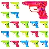 THE TWIDDLERS 20er-Pack Mini Wasserpistolen für Kinder - Buntes Wasserspielzeug Set für Kindergeburtstag Mitgebsel, Strandpartys und Gastgeschenke