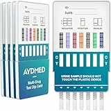 5 x AYDMED 7-in-1-Drogentest Schnelltest | Drogentest für Selbsttest-Urin-Screening | Drogentests zum Nachweis von Kokain, Opiate, Methadon, Amphetamine, Cannabis, Ecstasy und Benzodiazepine