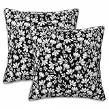 Naqiuli Zierkissenbezüge für Wohnzimmer, Schlafzimmer, Sofa, Couch, 45,7 x 45,7 cm, 2 Stück