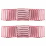 LOVE SHOES Schuhclips Schleifen Schnalle 2 Stück Altrosa I abnehmbare Brosche Schuhschmuck elegant I Shoe Charms Smartclip