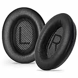 Aurivor Echte Leder Ohrpolster für Bose QuietComfort QC-35 QC-35-II QC-25 QC-15 QC-2 Kopfhörer, Lammleder Ersatz Ohrmuscheln für Ae2/Ae2i/Ae2W SoundLink SoundTrue Over-Ear Headsets