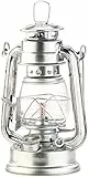 Lunartec Petroleumlampe: Nostalgische Petroleum-Sturmlaterne mit Glaskolben, verzinkt, 18,5 cm (Petrollampe, Oellampe, feuerfest)