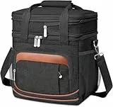 Beaulyn Lunchbox für Herren – Erweiterbare Lunch-Kühltasche, große Kapazität, isolierte Lunchbox verstellbar mit Schultergurt für Büroarbeit
