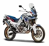 Bburago B18-51082 1:18 Honda Africa Twin Adventure, weiß, klein, S