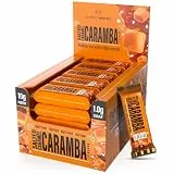 Der Big Little Protein Riegel | 20er Pack, Gesalzenes Karamell Caramba Geschmack, Proteinreich, Zuckerarm, Ballaststoffreich | Protein Works