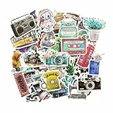 Scrapbooking sticker set scrapbook zubehör vintage stickers fotoalbum aufkleber scrapbook journaling zubehör laptop sticker scrapbooking retro aufkleber vintage retro