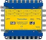 TechniSat GIGASYSTEM 17/8 K Multischalter, Kaskade für 8 weitere Teilnehmer, 4 Orbitpositionen