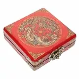 Cabilock Antike Schmuckschatulle Aus Holz Vintage-andenkenbox Schmuckaufbewahrungsbox Für Damen Holzschmuckbox Mit Organizer-funktion Schmuckkästchen Im Klassischen Stil