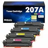 207A 207X MFP M283fdw Toner: Kompatible für HP 207A 207X M255dw Color Laserjet Pro MFP M283fdw Toner Schwarz M282nw M283fdn M255nw W2210A W2211A W2212A W2213A Cyan Gelb Magenta Mit Chip Multipack