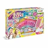 CRAZE loops Rainbow Studio - Loom Bänder XXL Set mit 1300+ Gummibänder und viel Zubehör - Kinder Bastelset - Halsketten, Ringe und Armbänder selber machen, Regenbogen