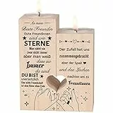 Beste Freundin Geschenke，Kerzenständer - Freundschaft Geschenke，Geburtstagsgeschenk Für Freundin，Freund Geschenk