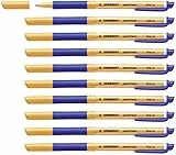 STABILO - Tintenroller - pointVisco - 10er Pack - blau