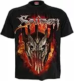 WB Studio - LOTR - Sauron - Metal Tee - Front Print T-Shirt Schwarz, Schwarz, S