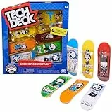 Tech Deck Sk8Shop Bonus Pack - Fingerboard-Set mit 6 authentischen Boards und Zubehör - Jubiläumssets 25 Jahre (Zufallsauswahl - Sortierung mit verschiedenen Produkten)