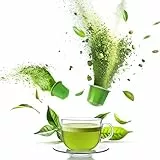 Goodwei Ceremonial BIO Matcha Tee Kapseln 20 Stück, kompatibel mit Nespresso®* - Zeremoniequalität aus erster Ernte (Matcha)