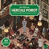 Laurence King Die Welt von Hercule Poirot. EIN 1000 Teile-Puzzle, Weiß Oder Licht, 20x30 cm