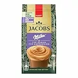 Jacobs Typ Cappuccino Choco Milka, Getränkepulver mit löslichem Bohnenkaffee, Instant Kaffee, für 25 Getränke, 400 g