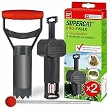 SWISSINNO Wühlmausfalle PRO SuperCat inkl. Zubehörset - Effiziente Schlagfalle gegen Feld- + Wühlmäuse, Patentierter Auslösemechansimus, Sicher + Wiederverwendbar - 2 Fallen + 1 Zubehörset