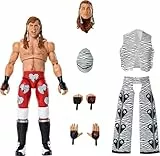 Mattel WWE Ultimate Edition Actionfigur und Zubehör im Set, ca. 15 cm große Shawn-Michaels-Sammelfigur mit austauschbaren Köpfen und Händen und 30 Bewegungspunkten, JKD31