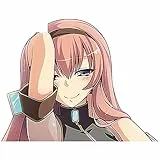 13 cm x 10,1 cm Megurine Luka Singer Aufkleber Windschutzscheibe LKW Auto Aufkleber Windows Persönlichkeit Kofferraum