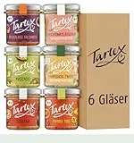 Tartex Herzhafte Vielfalt Box | Bio vegane Brotaufstriche | 6 Sorten