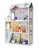 Eichhorn 100002510 Holz, Puppe, Haus, Villa, bunt