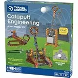 Thames & Kosmos Catapult Engineering STEM Maker Kit, Bauen Sie 6 Modelle einzigartiger mittelalterlicher Maschinen, erkunden Sie mechanische Physik, inklusive sicheren Schaumstoffkugeln und