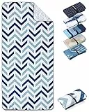 Fit-Flip Strandtuch XXL - Mikrofaser Badetuch - Strandtücher leicht und schnelltrocknend - 100% recyceltes Mikrofaser Handtuch - Strandhandtuch zum Baden (Arrows 200x90cm)