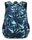 Cusangel Schulrucksack für jungen,kinderrucksäcke mit Brustgurt kinder,Grosse Kapazität Grundschulrucksack,Rucksack,ab der 1-7.Klasse mädchen (Blaue Jungen-Tasche)