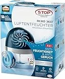 Pattex AERO 360º Luftentfeuchter, ultra-absorbierender Raumentfeuchter, hilft Kondenswasser, Schimmel- und Modergeruch zu vermeiden, nachfüllbarer Raumluftentfeuchter, 1 Gerät inkl. 1 Nachfülltab 450g