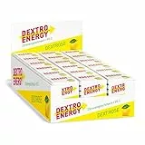 Dextro Energy Würfel - Schnell verfügbarer Traubenzucker mit Zusatz von Vitamin C - geeignet für Alltag, Sport und Schule - Zur Stärkung des Immunsystems - Lemon - 18 x 8 Täfelchen (18er Pack)